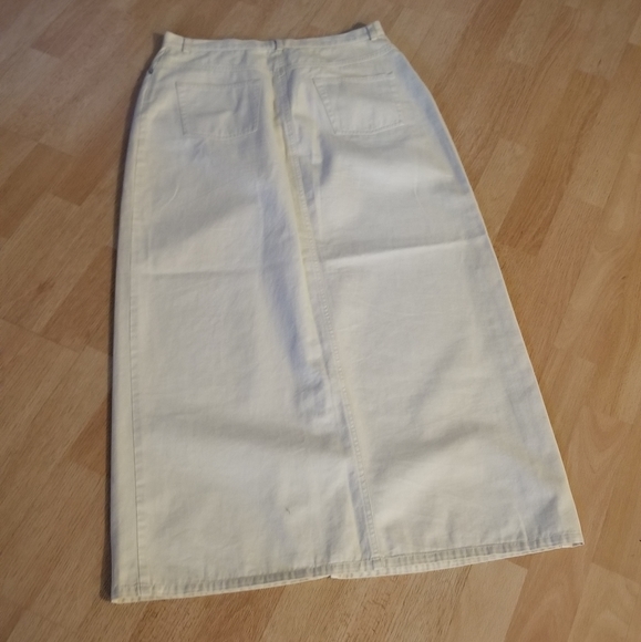Khaki Jean Maxi Skirt by marsh landing - Picture 5 of 12